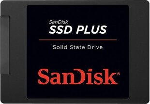 SanDisk SSD Plus 120ГБ SATA3 (SDSSDA-120G-G27) hind ja info | Sisemised kõvakettad (HDD, SSD, Hybrid) | kaup24.ee