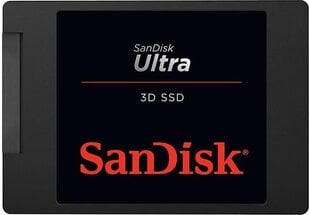 SanDisk Ultra 3D 1TB SATA3 (SDSSDH3-1T00-G25) hind ja info | Sisemised kõvakettad (HDD, SSD, Hybrid) | kaup24.ee