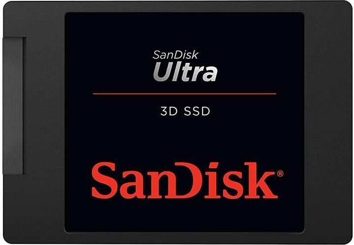 SanDisk Ultra 3D 1TB SATA3 (SDSSDH3-1T00-G25) hind ja info | Sisemised kõvakettad (HDD, SSD, Hybrid) | kaup24.ee