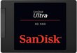 SanDisk Ultra 3D 1TB SATA3 (SDSSDH3-1T00-G25) hind ja info | Sisemised kõvakettad (HDD, SSD, Hybrid) | kaup24.ee