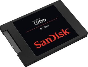 Внутренний жесткий диск SanDisk ULTRA 3D 1TB SATA3 (SDSSDH3-1T00-G25) цена и информация | Внутренние жёсткие диски (HDD, SSD, Hybrid) | kaup24.ee