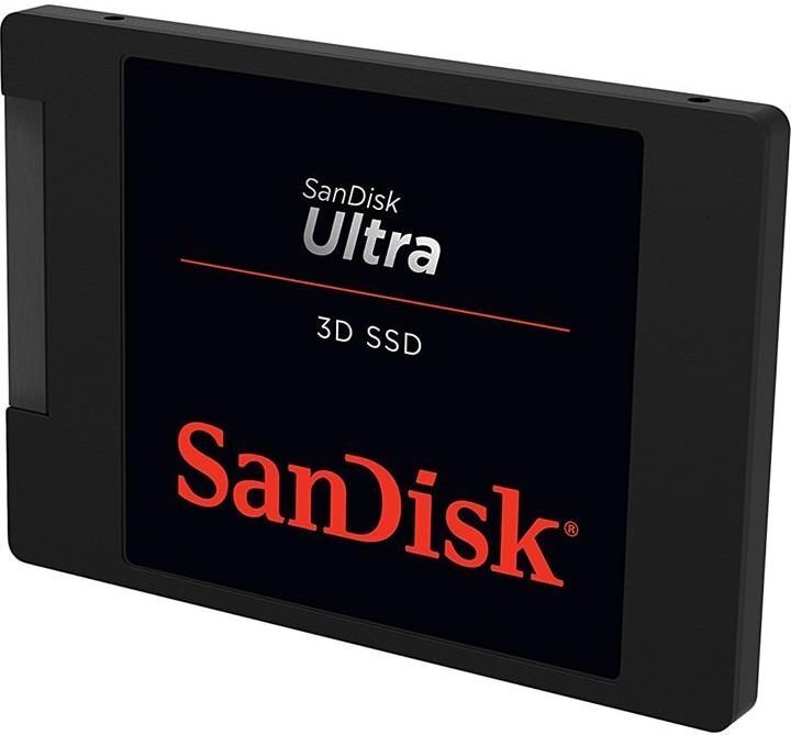 SanDisk ULTRA 3D 500GB SATA3 (SDSSDH3-500G-G25) hind ja info | Sisemised kõvakettad (HDD, SSD, Hybrid) | kaup24.ee