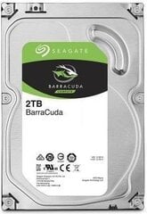 SEAGATE Barracuda 7200 2TB HDD SATA цена и информация | Внутренние жёсткие диски (HDD, SSD, Hybrid) | kaup24.ee