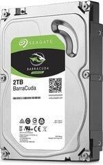 SEAGATE Barracuda 7200 2TB HDD SATA hind ja info | Sisemised kõvakettad (HDD, SSD, Hybrid) | kaup24.ee