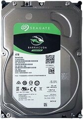 Seagate BarraCuda 4 ТБ, SATA/600 (ST4000DM004) цена и информация | Внутренние жёсткие диски (HDD, SSD, Hybrid) | kaup24.ee