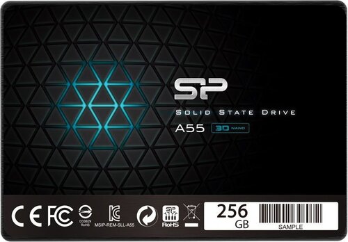 Silicon Power Ace A55 256GB SATA3 (SP256GBSS3A55S25) цена и информация | Внутренние жёсткие диски (HDD, SSD, Hybrid) | kaup24.ee