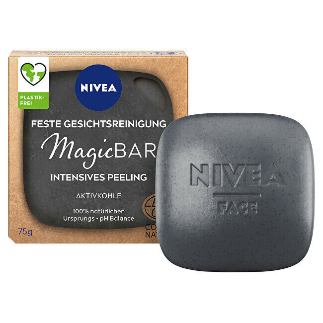 Kooriv näoseep Nivea Magic Bar, 75 g цена и информация | Seebid | kaup24.ee