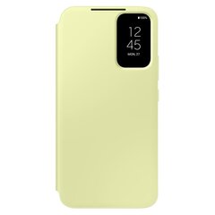 Telefoniümbris Smart View Wallet Case telefonile Samsung Galaxy A34, Kollane hind ja info | Telefoni kaaned, ümbrised | kaup24.ee