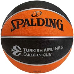 Мяч баскетбольный Spalding Euroleague TF-150, размер 6, коричневый цена и информация | Spalding Спорт, досуг, туризм | kaup24.ee