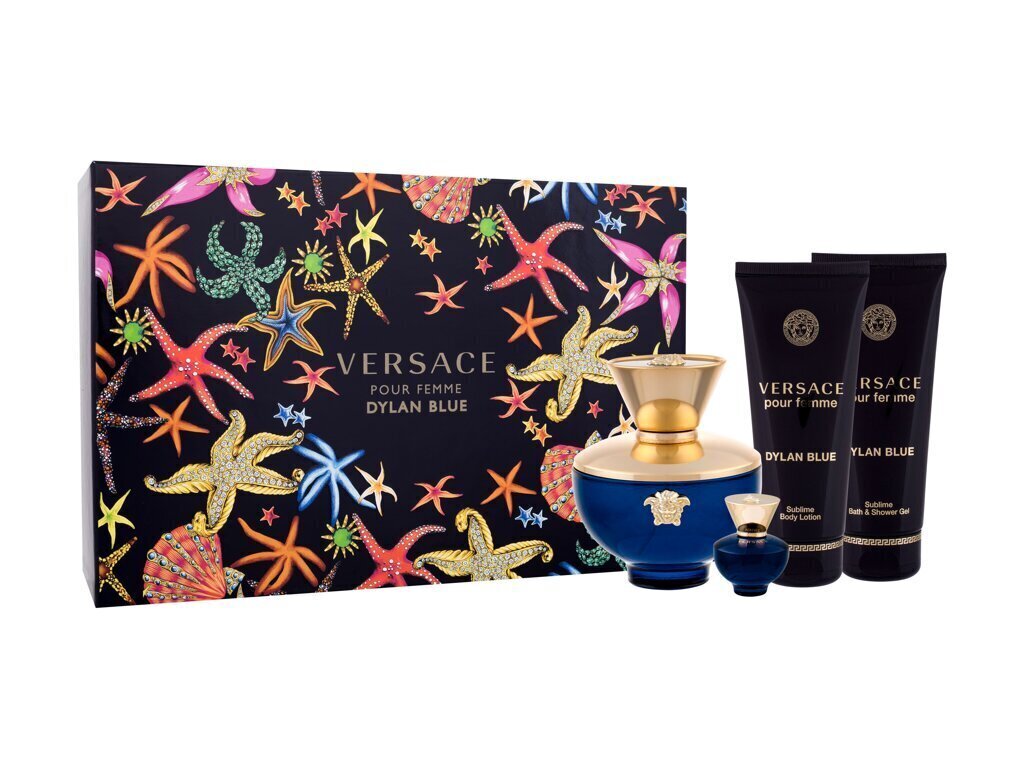 Komplekt Versace Eros Pour Femme: parfüümvesi, 90 ml + parfüümvesi, 10 ml + ihupiim, 100 ml + dušigeel, 100 ml цена и информация | Naiste parfüümid | kaup24.ee