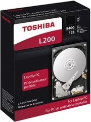 Toshiba L200 1TB SATA3 HDWL110EZSTA цена и информация | Внутренние жёсткие диски (HDD, SSD, Hybrid) | kaup24.ee