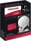 Toshiba L200 2TB SATA3 (HDWL120EZSTA) hind ja info | Sisemised kõvakettad (HDD, SSD, Hybrid) | kaup24.ee