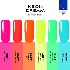 Geel-küünelakkide komplekt Sincero Salon Neon Dream, 6 tk. x 6 ml цена и информация | Лаки для ногтей, укрепители для ногтей | kaup24.ee