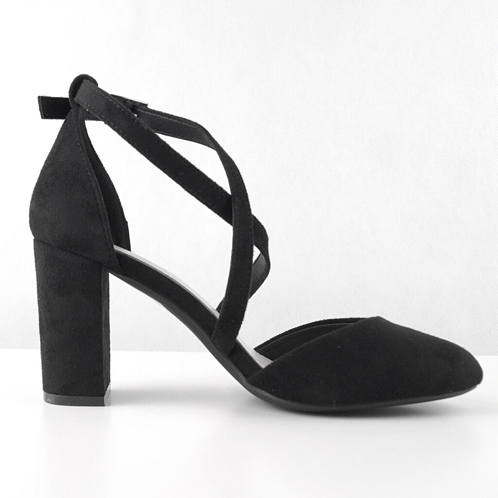 Naiste kontsaga suvekingad Sergio Leone, mustad hind ja info | Naiste sandaalid | kaup24.ee