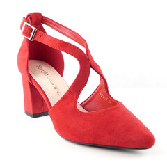 Naiste kontsaga suvekingad Sergio Leone, punased hind ja info | Naiste sandaalid | kaup24.ee