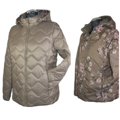 Двусторонняя куртка для женщин Brianna, бежевый цена и информация | Женские куртки | kaup24.ee