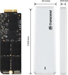 Transcend JetDrive 725 SSD for Apple 480GB SATA (TS480GJDM725) hind ja info | Sisemised kõvakettad (HDD, SSD, Hybrid) | kaup24.ee