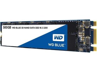 Western Digital 500GB SATA3 (WDS500G2B0B) hind ja info | Sisemised kõvakettad (HDD, SSD, Hybrid) | kaup24.ee