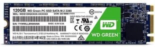 Western Digital Green 120GB SATA3 (WDS120G2G0B) цена и информация | Внутренние жёсткие диски (HDD, SSD, Hybrid) | kaup24.ee