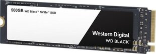 Western Digital WD Black 500GB PCIe x4 NVMe (WDS500G2X0C) цена и информация | Внутренние жёсткие диски (HDD, SSD, Hybrid) | kaup24.ee