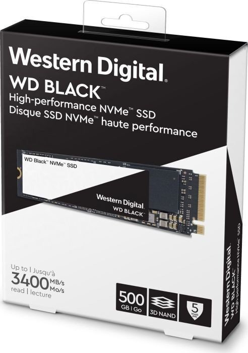 Western Digital WD Black 500GB PCIe x4 NVMe (WDS500G2X0C) hind ja info | Sisemised kõvakettad (HDD, SSD, Hybrid) | kaup24.ee