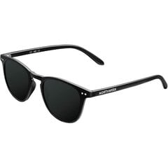Солнечные очки унисекс Northweek Wall All Black Чёрный (Ø 45 mm) цена и информация | Женские солнцезащитные очки | kaup24.ee