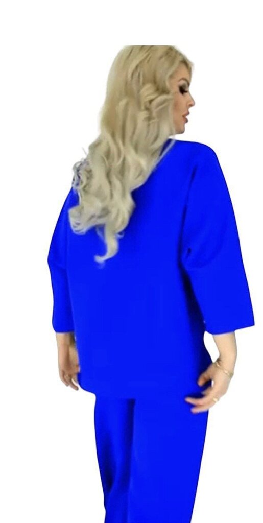 Naiste kolmeosaline pükskostüüm Charm 110, Sinine hind ja info | Naiste pükskostüümid | kaup24.ee