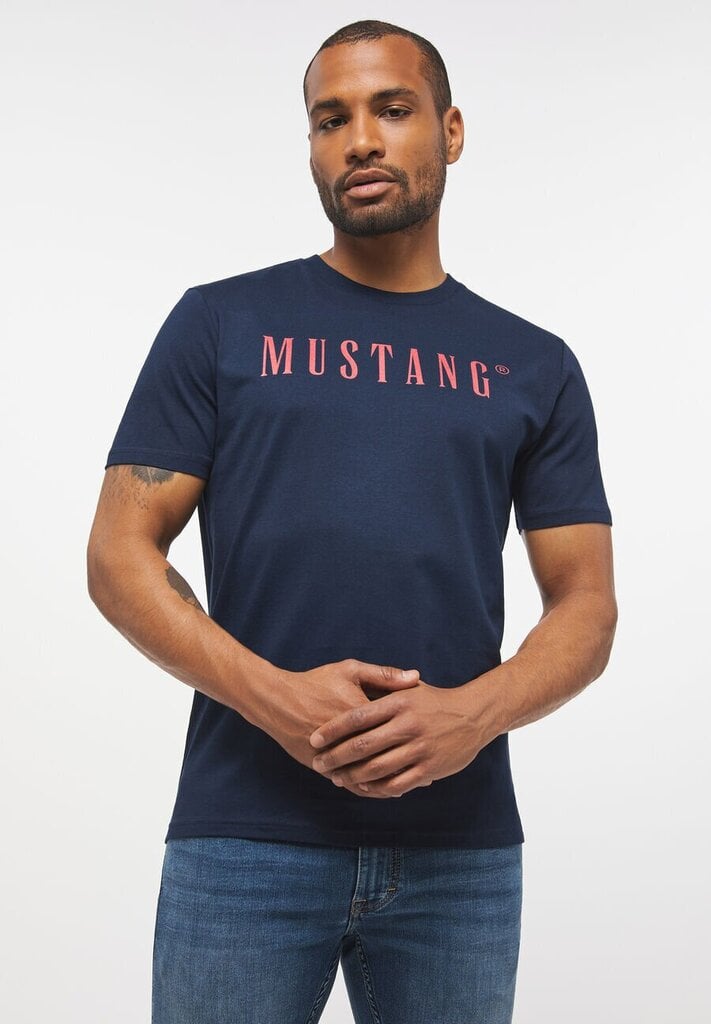 Mustang meeste T-särk, tumesinine цена и информация | Meeste T-särgid | kaup24.ee