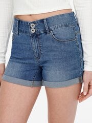 Naiste lühikesed püksid Only 15243798*01, helesinine 5715224486459 hind ja info | Naiste lühikesed püksid | kaup24.ee