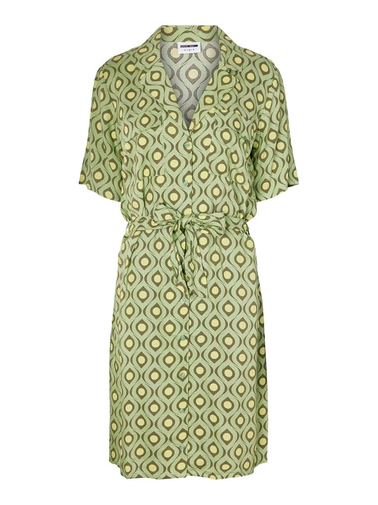 Naiste kleit Noisy May 27024768*01, roheline/kollane 5715368407624 hind ja info | Kleidid | kaup24.ee