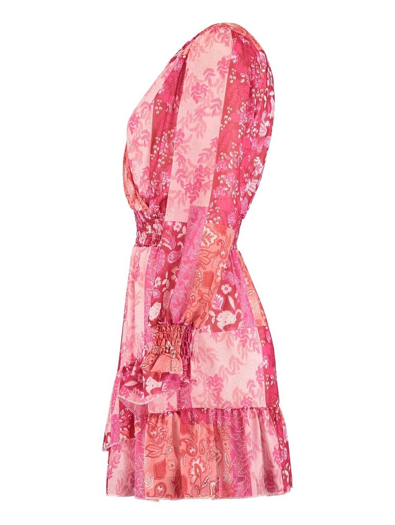 Naiste kleit Hailys BELIA2010*01, roosa/oranž 4067218421665 hind ja info | Kleidid | kaup24.ee