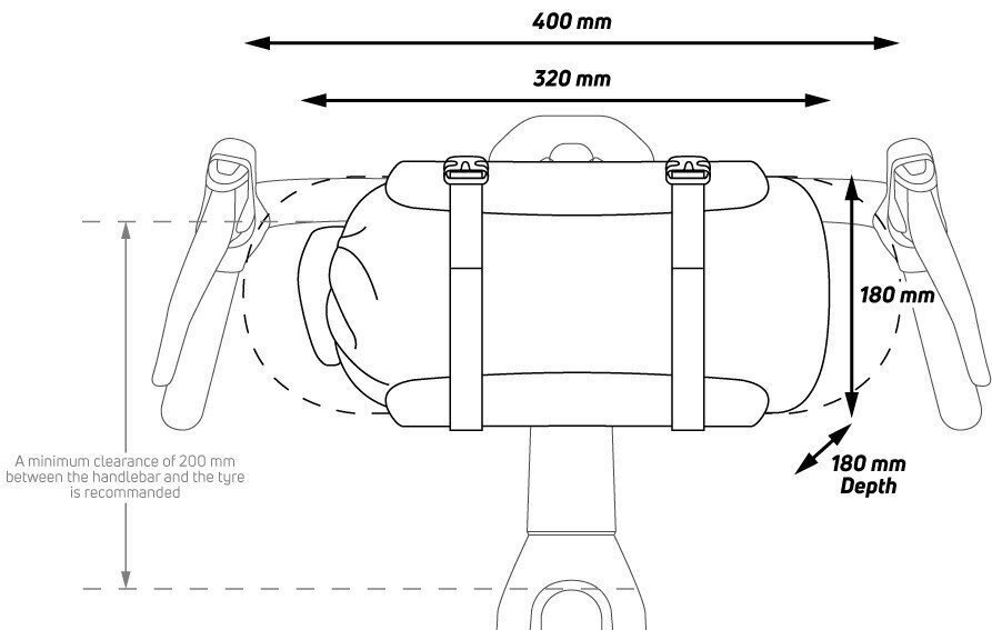 Jalgratta juhtraua kott Zefal Z Adventure F10, 10 l, punane hind ja info | Rattakotid ja telefonikotid | kaup24.ee