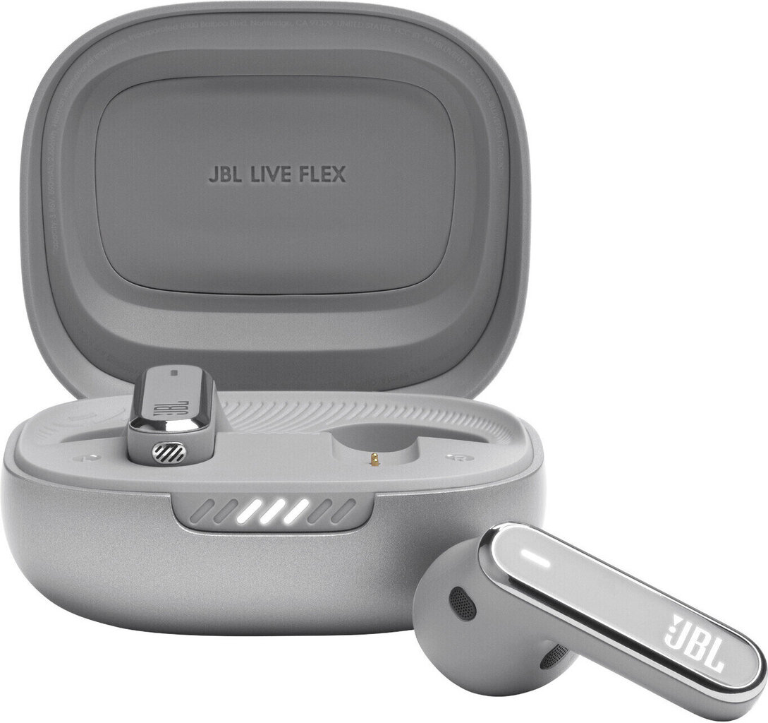 JBL Live Flex Silver JBLLIVEFLEXSVR цена и информация | Kõrvaklapid | kaup24.ee