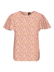 Vero Moda женская блузка 10290788*02, белый/розовый 5715418811456 цена и информация | Женские блузки, рубашки | kaup24.ee