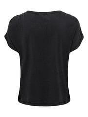 ONLY женская футболка 15293567*02, черный 5715420352343 цена и информация | Женские футболки | kaup24.ee