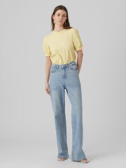 Vero Moda женская футболка 10275520*02, желтый/lem 5715366107403 цена и информация | Женские футболки | kaup24.ee