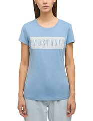 Mustang женская футболка 1013391*5124, синий 4058823276917 цена и информация | Женские футболки | kaup24.ee