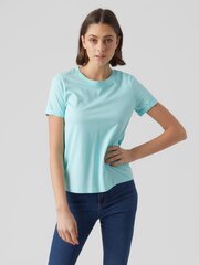 Vero Moda женская футболка 10243889*06, голубой/limp 5715366091023 цена и информация | Женские футболки | kaup24.ee