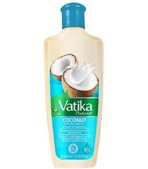 Кокосовое масло для объема волос, Dabur Vatika, 200 мл цена и информация | Маски, масла, сыворотки | kaup24.ee