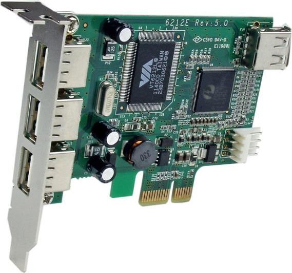 StarTech PCIe for 4 ports USB (PEXUSB4DP) hind ja info | Lisatarvikud korpustele | kaup24.ee