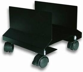 Techly CPU Steel Holder with Wheels, Black (303294) hind ja info | Lisatarvikud korpustele | kaup24.ee