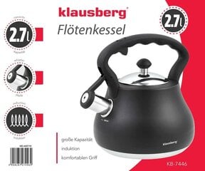 Veekeetja vilega Klausberg 2,7 L KB-7446 цена и информация | Чайники, кофейники | kaup24.ee