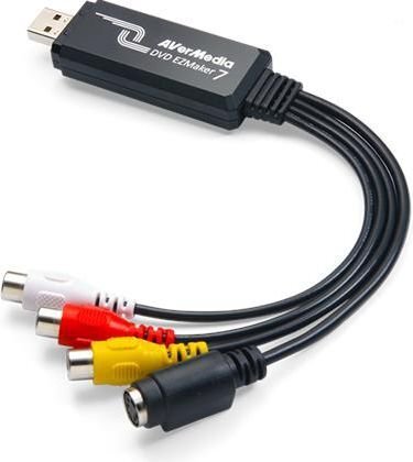AVerMedia DVD EZMAKER 7 USB VIDEO GRABBER (61C039XX00BH) hind ja info | TV vastuvõtjad, FM, videokaardid | kaup24.ee