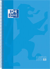 Записная книжка Oxford European Book, бирюзовая, A4, 5 шт. цена и информация | Тетради и бумажные товары | kaup24.ee