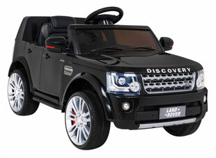 Одноместный электромобиль Land Rover Discovery, черный цена и информация | Электромобили для детей | kaup24.ee