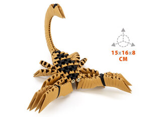 Alexander 3D origami loominguline komplekt, skorpion цена и информация | Развивающие игрушки | kaup24.ee