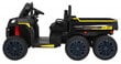 Elektriline põllumehe veoauto, must, kahekohaline hind ja info | Laste elektriautod | kaup24.ee