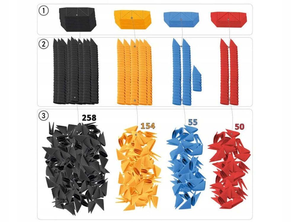 Alexander 3D origami loominguline komplekt, kukk hind ja info | Arendavad mänguasjad | kaup24.ee