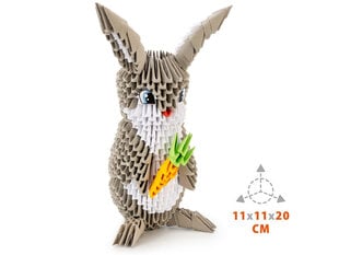 Александр 3D оригами набор для творчества, зайчик цена и информация | Развивающие игрушки | kaup24.ee