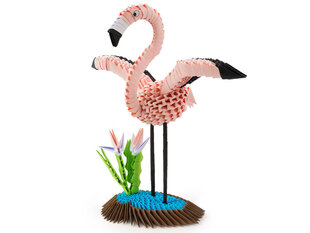 Александр 3D оригами набор для творчества, фламинго цена и информация | Развивающие игрушки | kaup24.ee